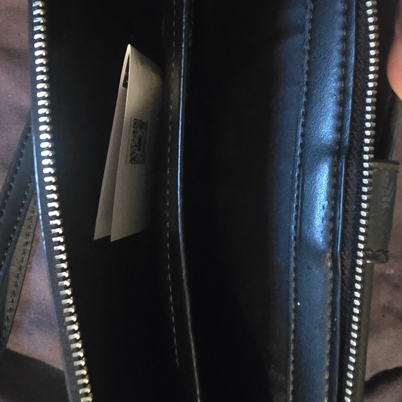 Coach Leopard Print Tote Bag And Wallet Set - Black and Gray - Picture 6 of 15